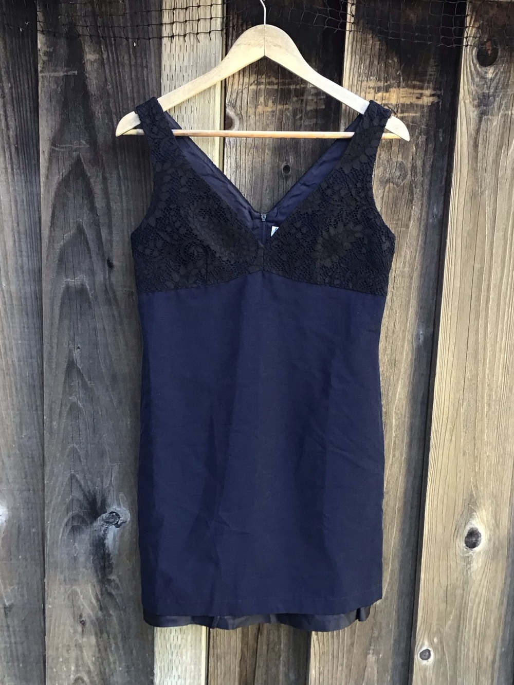 Vintage YSL Yves Saint Laurent Encore Lace Panel Sleeveless Dress Womens Size 8